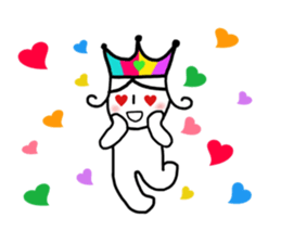 Mr. Yuruo of rainbow country 2 sticker #15925162