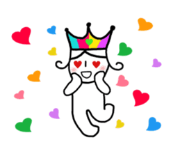 Mr. Yuruo of rainbow country 2 sticker #15925162