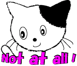 dinky cat sticker #15925243