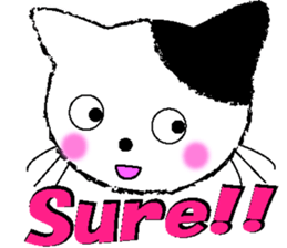 dinky cat sticker #15925246