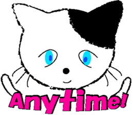 dinky cat sticker #15925248