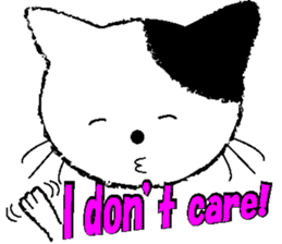 dinky cat sticker #15925249