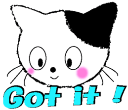 dinky cat sticker #15925250