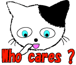 dinky cat sticker #15925251