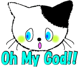 dinky cat sticker #15925254