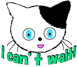 dinky cat sticker #15925257