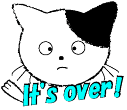 dinky cat sticker #15925258