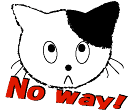 dinky cat sticker #15925260