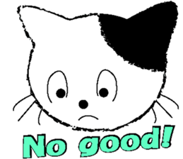 dinky cat sticker #15925261