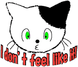 dinky cat sticker #15925262