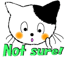 dinky cat sticker #15925265