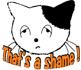 dinky cat sticker #15925268