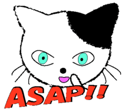 dinky cat sticker #15925269