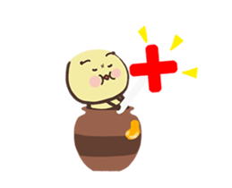 Work! Sticker of a usable bee sticker #15925397