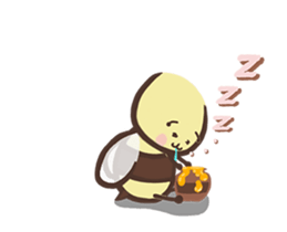 Work! Sticker of a usable bee sticker #15925403