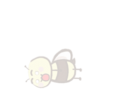 Work! Sticker of a usable bee sticker #15925410