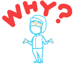 The inspector who wore a "mask" sticker #15925432