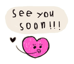 Heart face sticker sticker #15925583