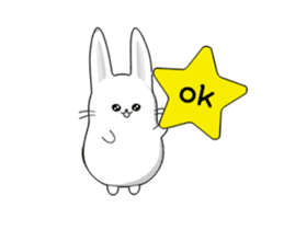 Space Rabbit So Cute sticker #15925939