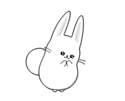 Space Rabbit So Cute sticker #15925943