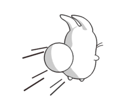 Space Rabbit So Cute sticker #15925945