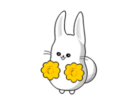 Space Rabbit So Cute sticker #15925946