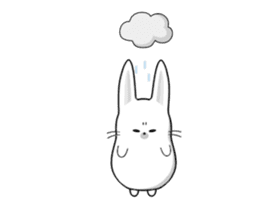 Space Rabbit So Cute sticker #15925959