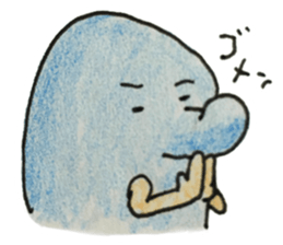 dolphin with hand sticker #15926012