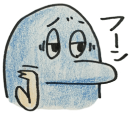 dolphin with hand sticker #15926013