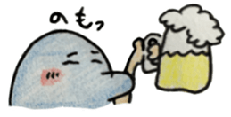 dolphin with hand sticker #15926018