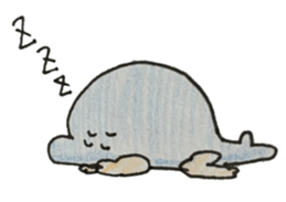 dolphin with hand sticker #15926020