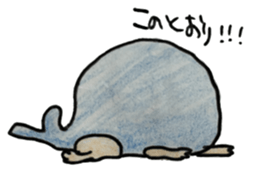 dolphin with hand sticker #15926022