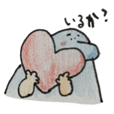 dolphin with hand sticker #15926023