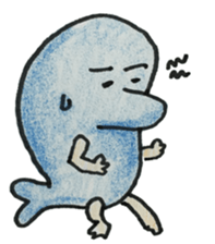 dolphin with hand sticker #15926028