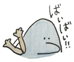 dolphin with hand sticker #15926032