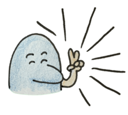 dolphin with hand sticker #15926038