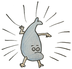 dolphin with hand sticker #15926043