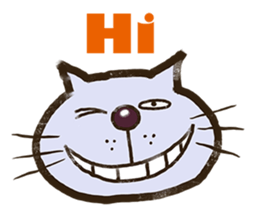 Cats that love singing sticker #15926171