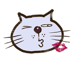 Cats that love singing sticker #15926174