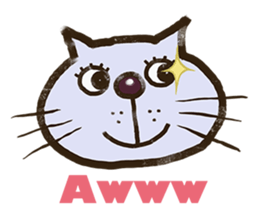 Cats that love singing sticker #15926178