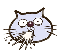 Cats that love singing sticker #15926189