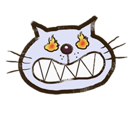 Cats that love singing sticker #15926193