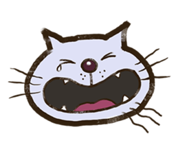 Cats that love singing sticker #15926201