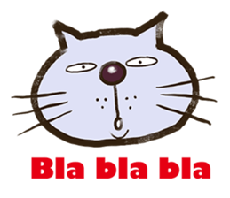 Cats that love singing sticker #15926204