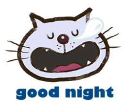 Cats that love singing sticker #15926209