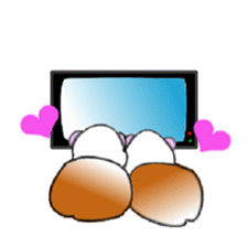 Guinea pig mo-chan & mo-kochanSticker sticker #15927562