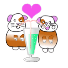 Guinea pig mo-chan & mo-kochanSticker sticker #15927569