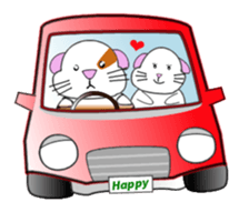 Guinea pig mo-chan & mo-kochanSticker sticker #15927571