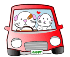 Guinea pig mo-chan & mo-kochanSticker sticker #15927571