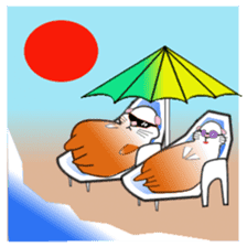 Guinea pig mo-chan & mo-kochanSticker sticker #15927572